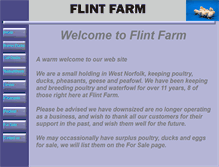 Tablet Screenshot of flint-farm.co.uk